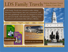 Tablet Screenshot of ldsfamilytravel.com